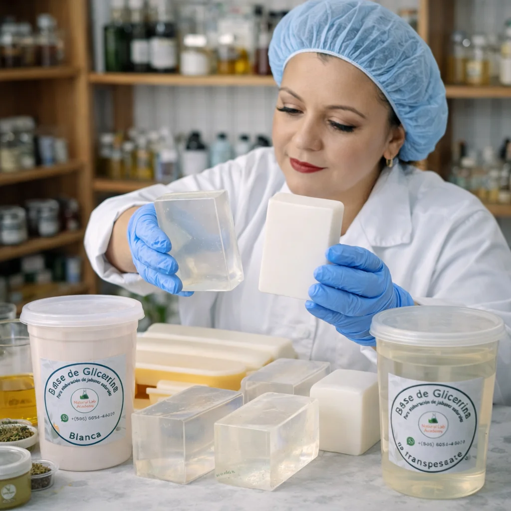 Curso Base Glicerina transparente y Blanca
