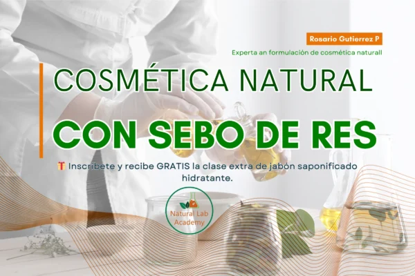 Cosmética Natural con Sebo de Res