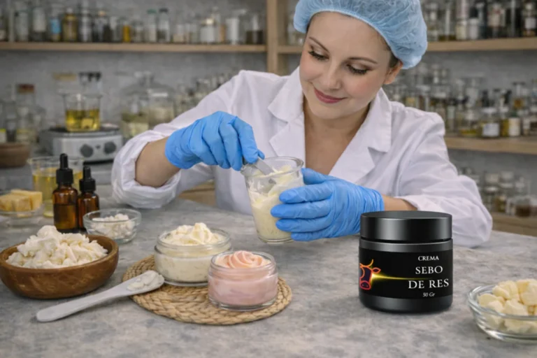 Cosmética Natural con Sebo de Res