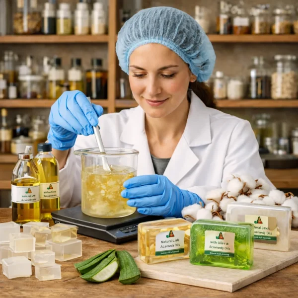 Curso: Bases de Glicerina con Aceite de Oliva y Aloe con Aceite de Almendras
