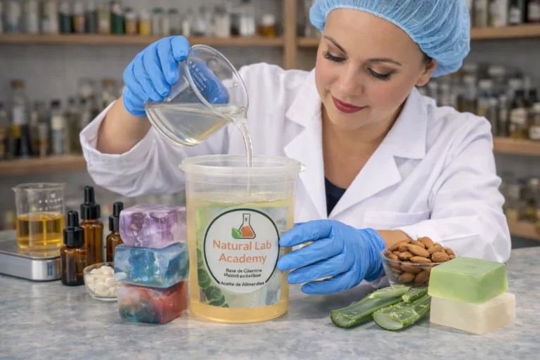 Curso Bases de Glicerina con Aceite de Oliva y Aloe con Aceite de Almendras