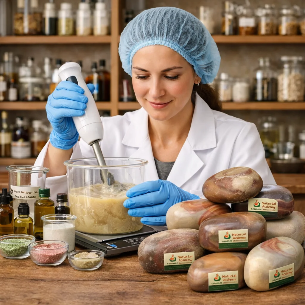 Curso de Jabones con Forma de Piedras