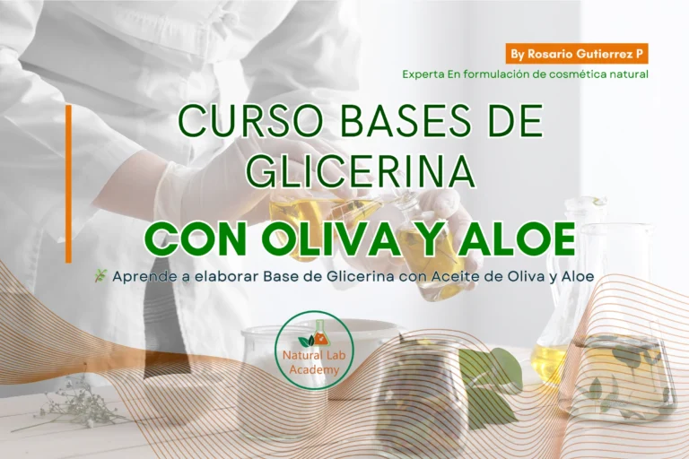 Curso Bases de Glicerina con Aceite de Oliva y Aloe con Aceite de Almendras