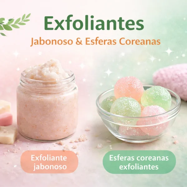 Exfoliantes y esferas Coreanas