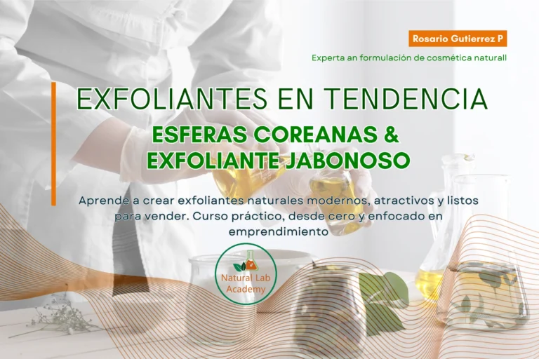 Curso Online | Esferas Coreanas Exfoliantes & Exfoliante Jabonoso en Tendencia