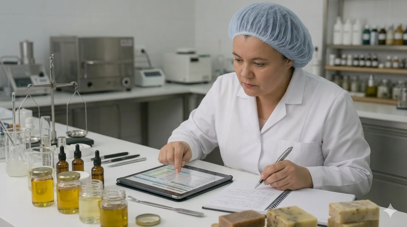 formulación de jabones con calculadora de saponificación pronóstico de calidad y costeo en laboratorio profesional