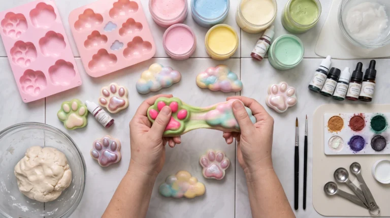 Curso de elaboración de jabones Squishy profesionales | Aprende a formular jabones flexibles, cremosos y personalizados con Natural Lab Academy.